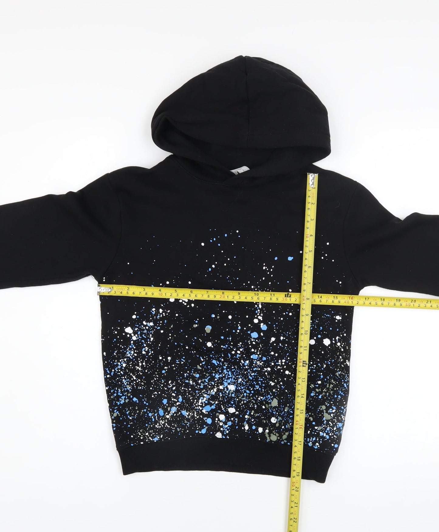 Boys UK Size 8-10 Years H&M Black Pullover Hoodie