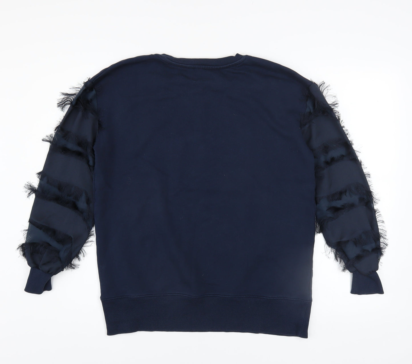 Womens UK Size S River Island Blue Pullover Sweatshirt