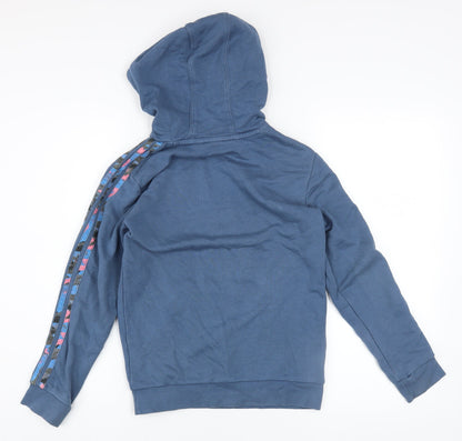 Girls UK Size 11-12 Years adidas Blue Pullover Hoodie
