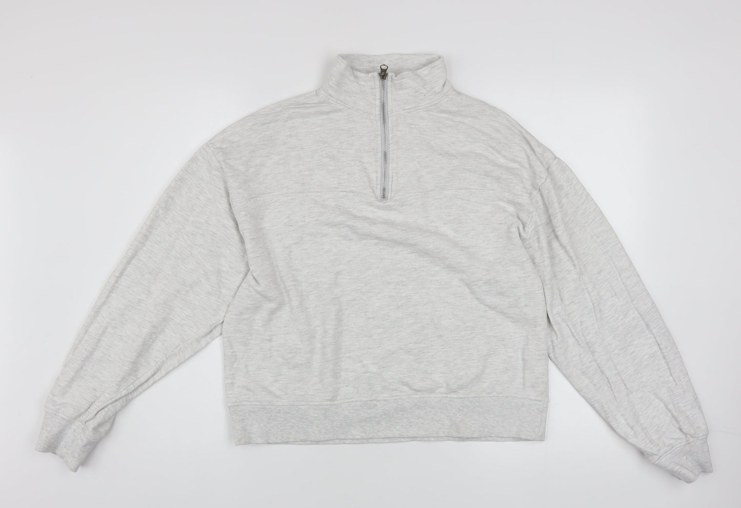 Womens UK Size 6 ASOS DESIGN Grey Pullover Sweatshirt