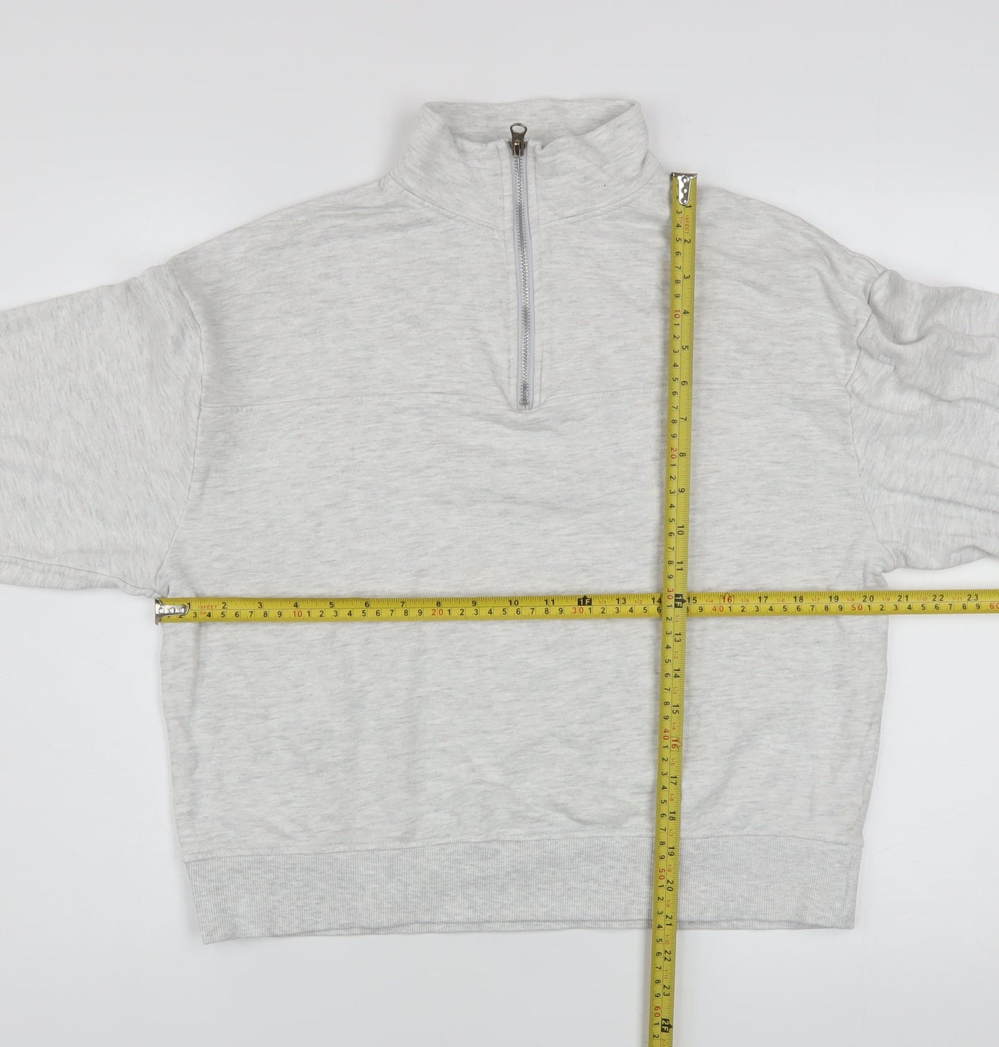 Womens UK Size 6 ASOS DESIGN Grey Pullover Sweatshirt