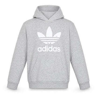 Boys UK Size 9-10 Years adidas Grey Pullover Hoodie