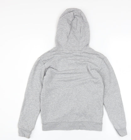 Boys UK Size 9-10 Years adidas Grey Pullover Hoodie