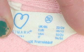 Womens UK Size 2XL Primark Pink Pullover Sweatshirt