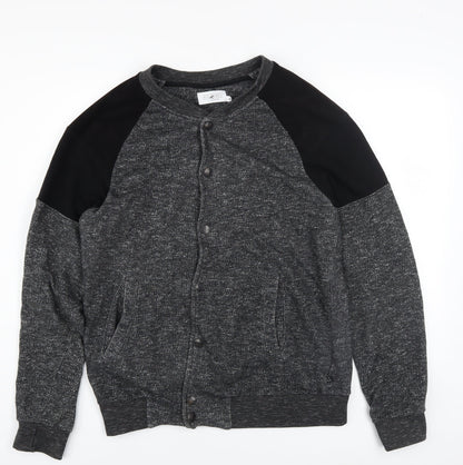 Womens UK Size M Elevenparis Grey Cardigan Sweatshirt