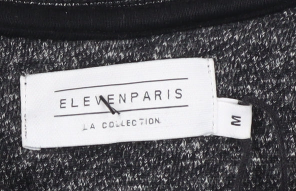 Womens UK Size M Elevenparis Grey Cardigan Sweatshirt