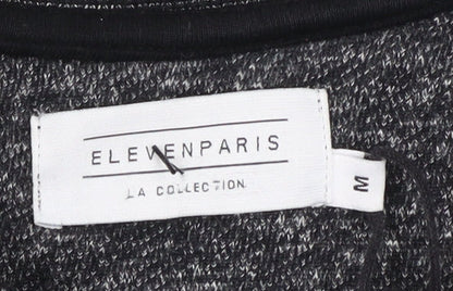 Womens UK Size M Elevenparis Grey Cardigan Sweatshirt