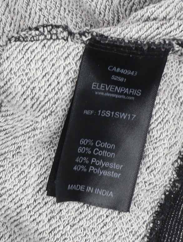 Womens UK Size M Elevenparis Grey Cardigan Sweatshirt