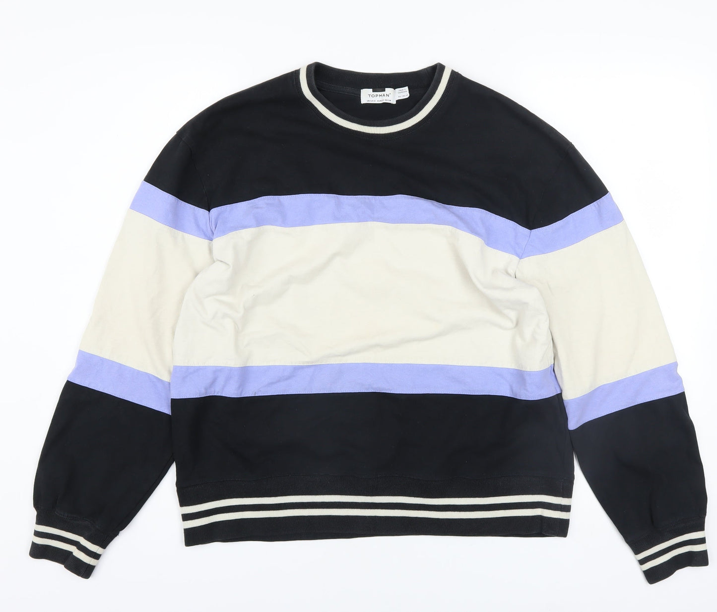 Mens UK Size S Topman Multicoloured Pullover Sweatshirt