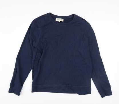 Mens UK Size M River Island Blue Pullover Sweatshirt
