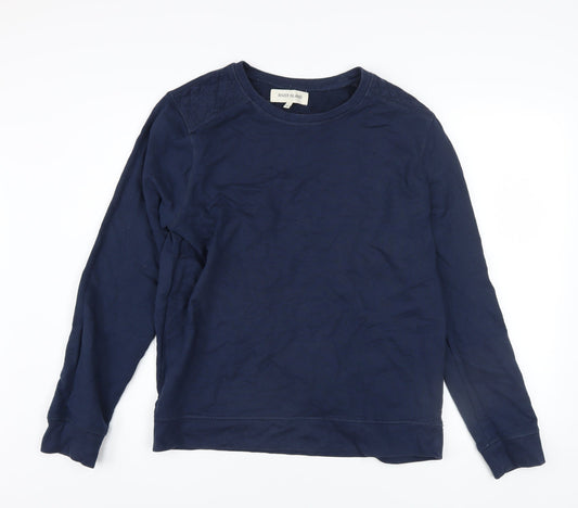 Mens UK Size M River Island Blue Pullover Sweatshirt