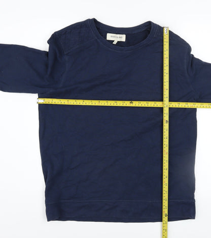 Mens UK Size M River Island Blue Pullover Sweatshirt