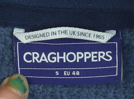 Mens UK Size S Craghoppers Blue Henley Sweatshirt