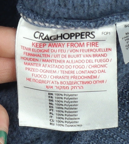 Mens UK Size S Craghoppers Blue Henley Sweatshirt
