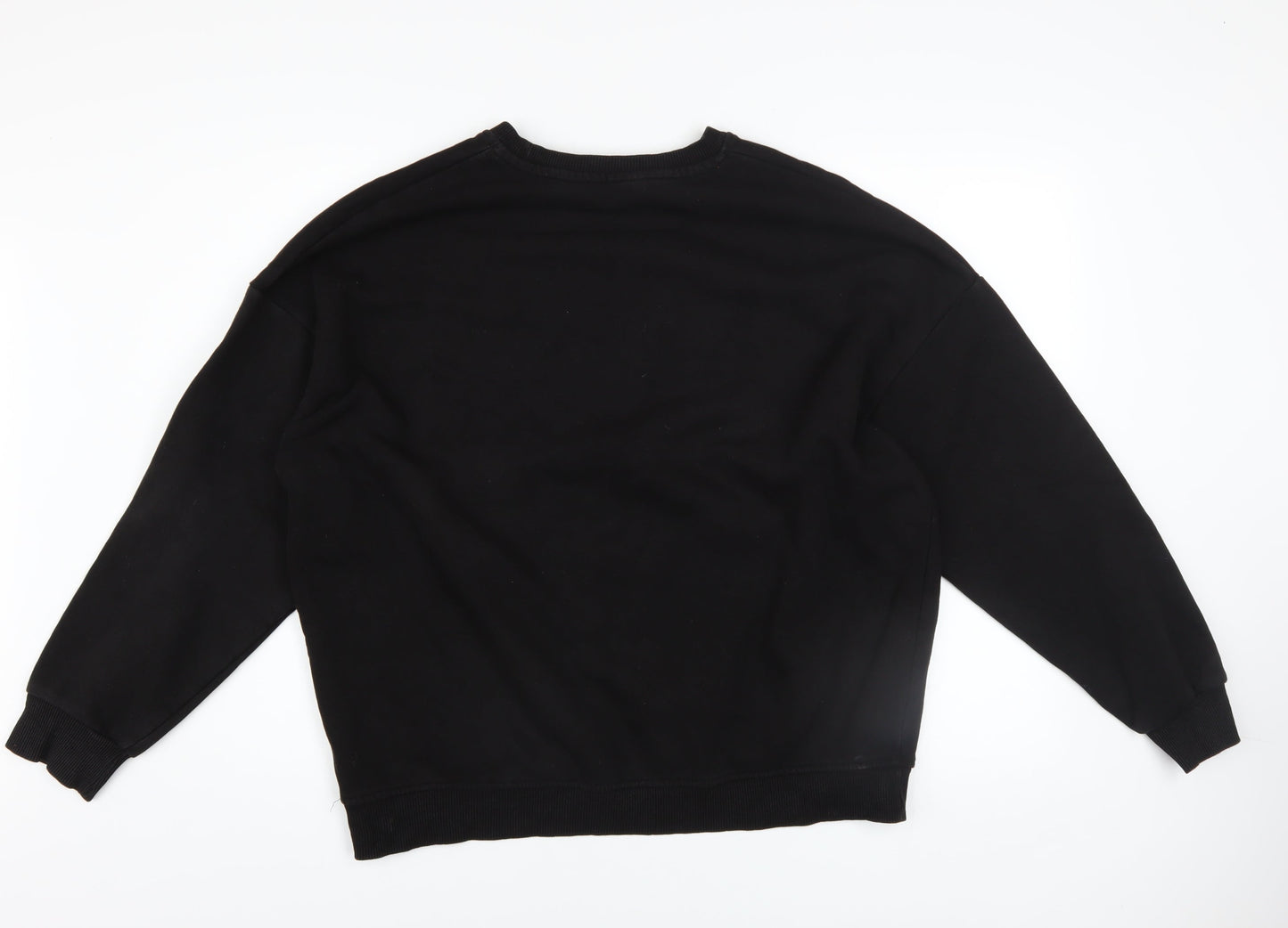 Womens UK Size S Primark Black Pullover Sweatshirt