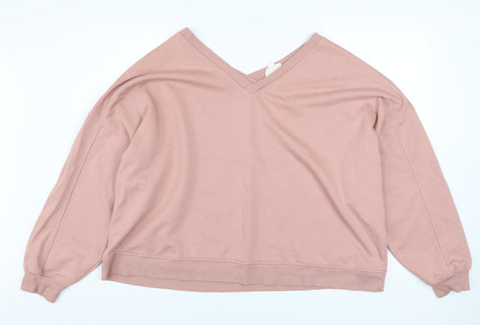 Womens UK Size 20 NEXT Pink Pullover Sweatshirt