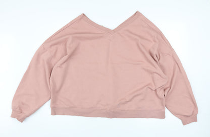 Womens UK Size 20 NEXT Pink Pullover Sweatshirt