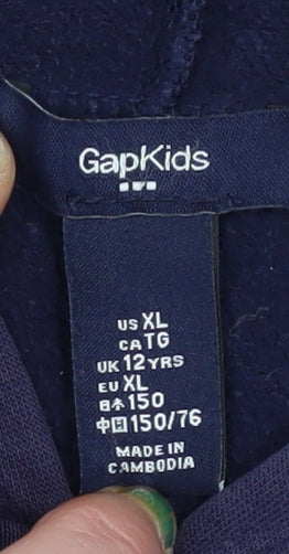 Girls UK Size 12 Years Gap Purple Pullover Hoodie