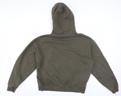 Womens UK Size 12 Zara Green Pullover Hoodie
