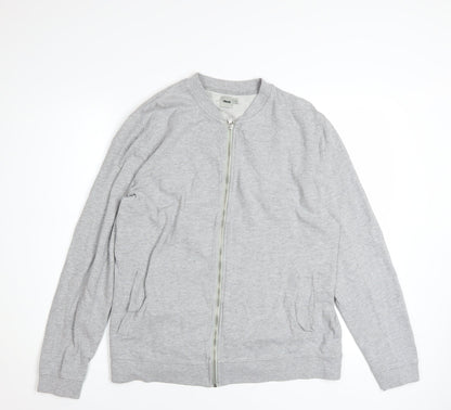 Mens UK Size L ASOS Grey Full Zip Sweatshirt