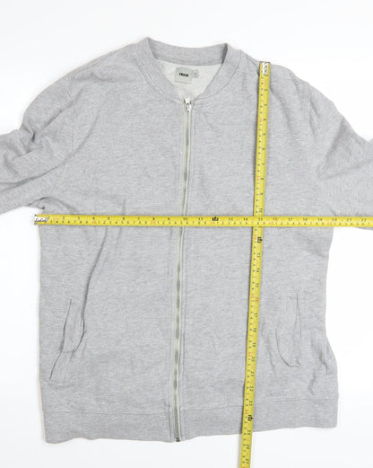 Mens UK Size L ASOS Grey Full Zip Sweatshirt