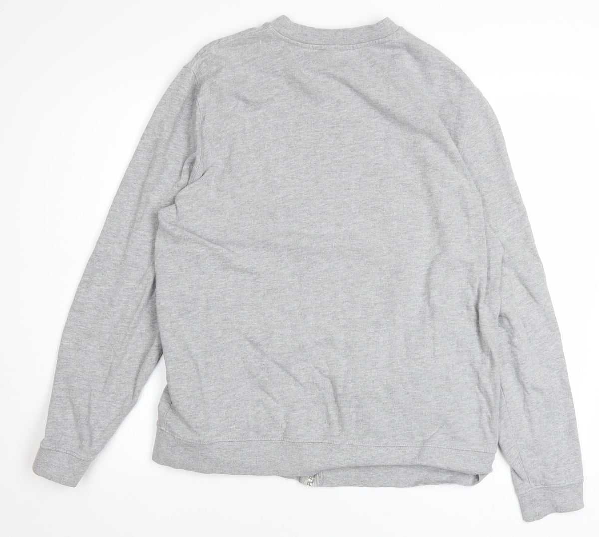 Mens UK Size L ASOS Grey Full Zip Sweatshirt