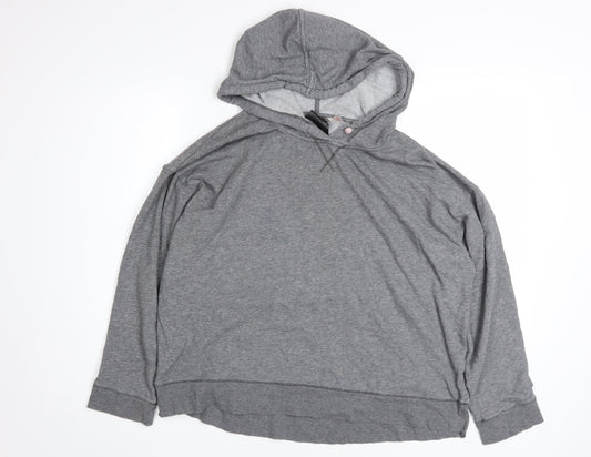 Womens UK Size L H&M Grey Pullover Hoodie
