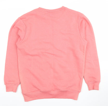 Womens UK Size XS 304 Pink Pullover Sweatshirt