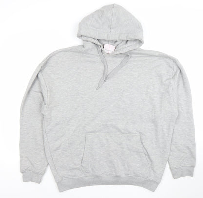 Womens UK Size M 304 Clothing Grey Pullover Hoodie