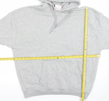 Womens UK Size M 304 Clothing Grey Pullover Hoodie