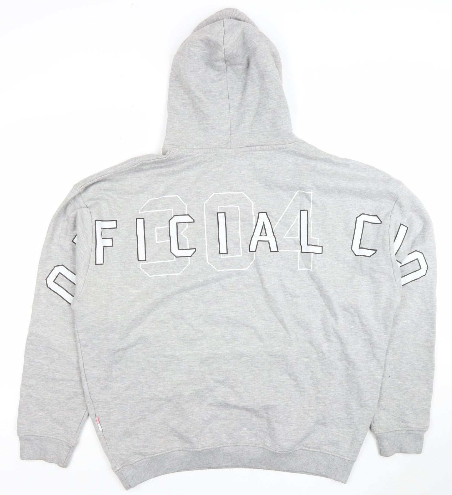 Womens UK Size M 304 Clothing Grey Pullover Hoodie