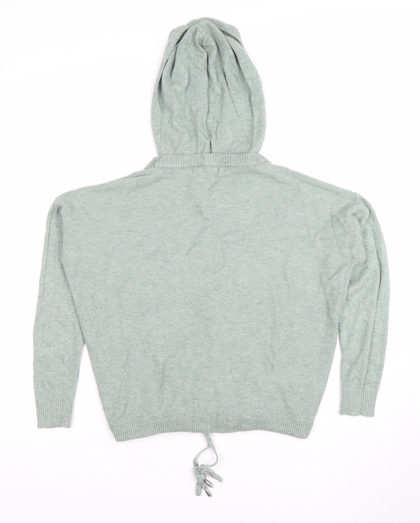 Womens UK Size 10 NEXT Green Pullover Hoodie
