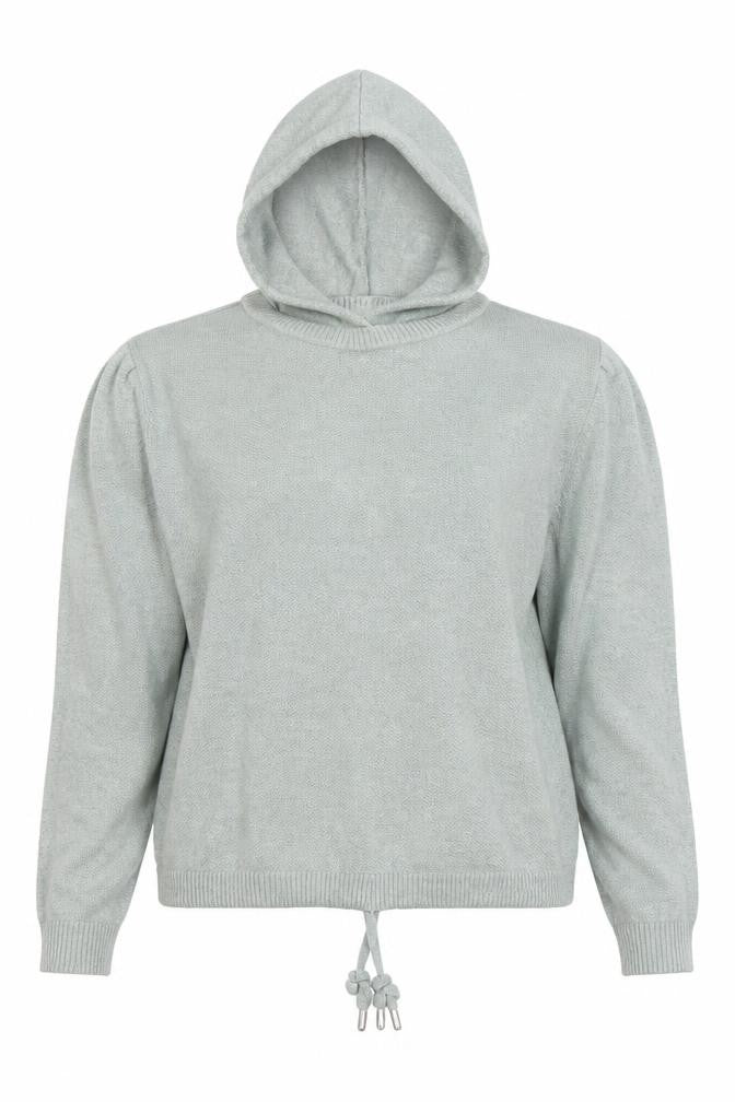 Womens UK Size 10 NEXT Green Pullover Hoodie