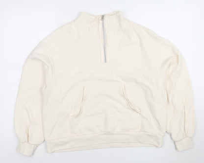 Womens UK Size 12 Chelsea Peers Beige Pullover Sweatshirt