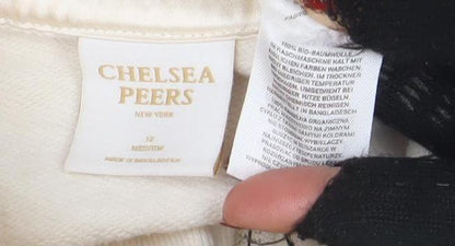 Womens UK Size 12 Chelsea Peers Beige Pullover Sweatshirt
