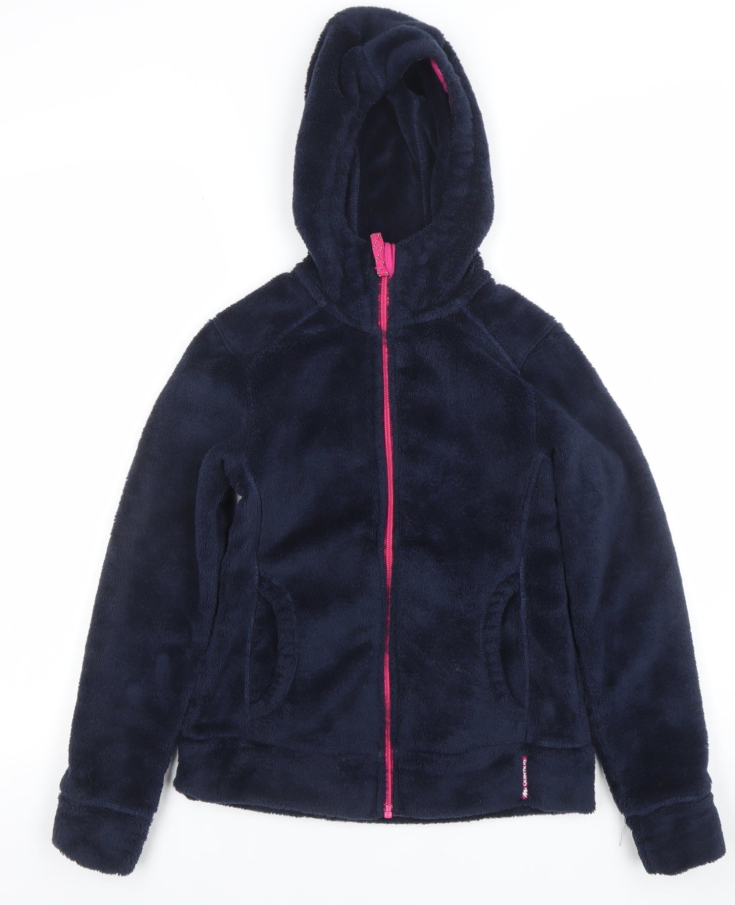 Girls UK Size 12 Years DECATHLON Blue Basic Jacket