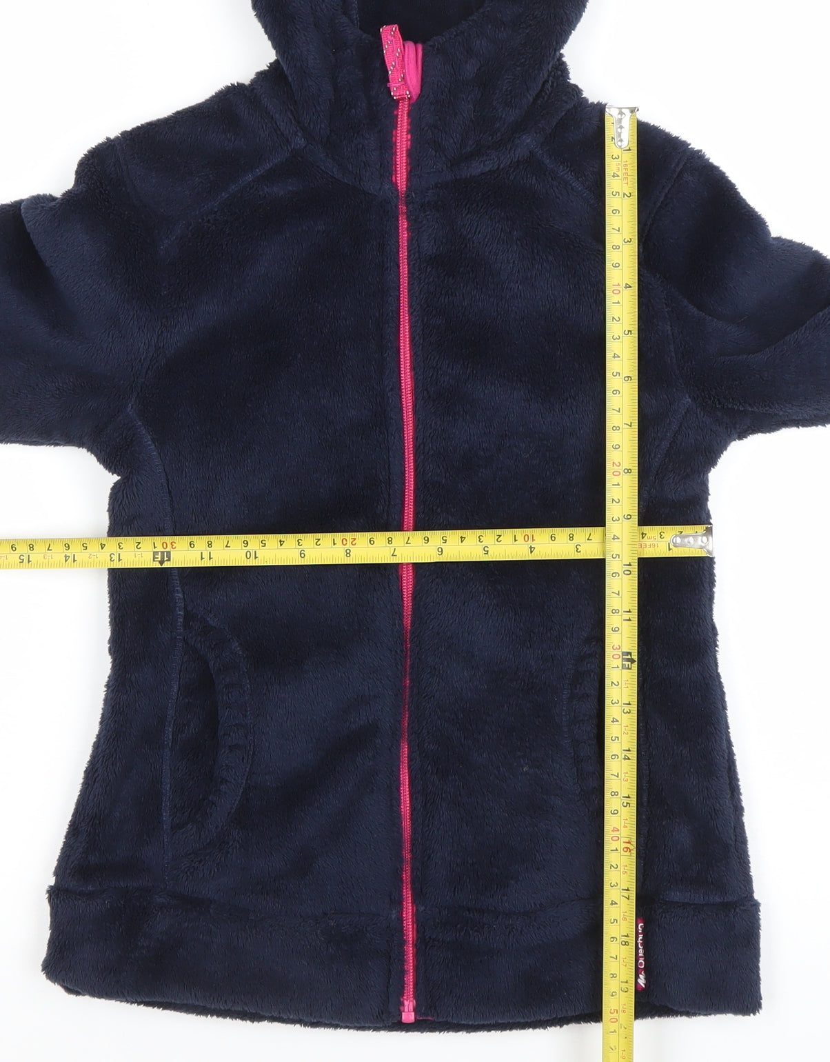 Girls UK Size 12 Years DECATHLON Blue Basic Jacket