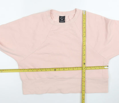 Womens UK Size S Nike Pink Pullover Sweatshirt