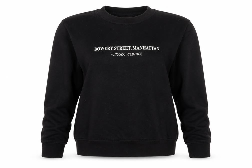 Womens UK Size XS Primark Black Pullover Sweatshirt