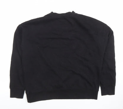 Womens UK Size XS Primark Black Pullover Sweatshirt