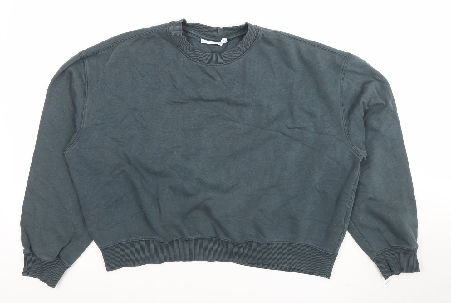 Womens UK Size M Weekday Blue Pullover Sweatshirt