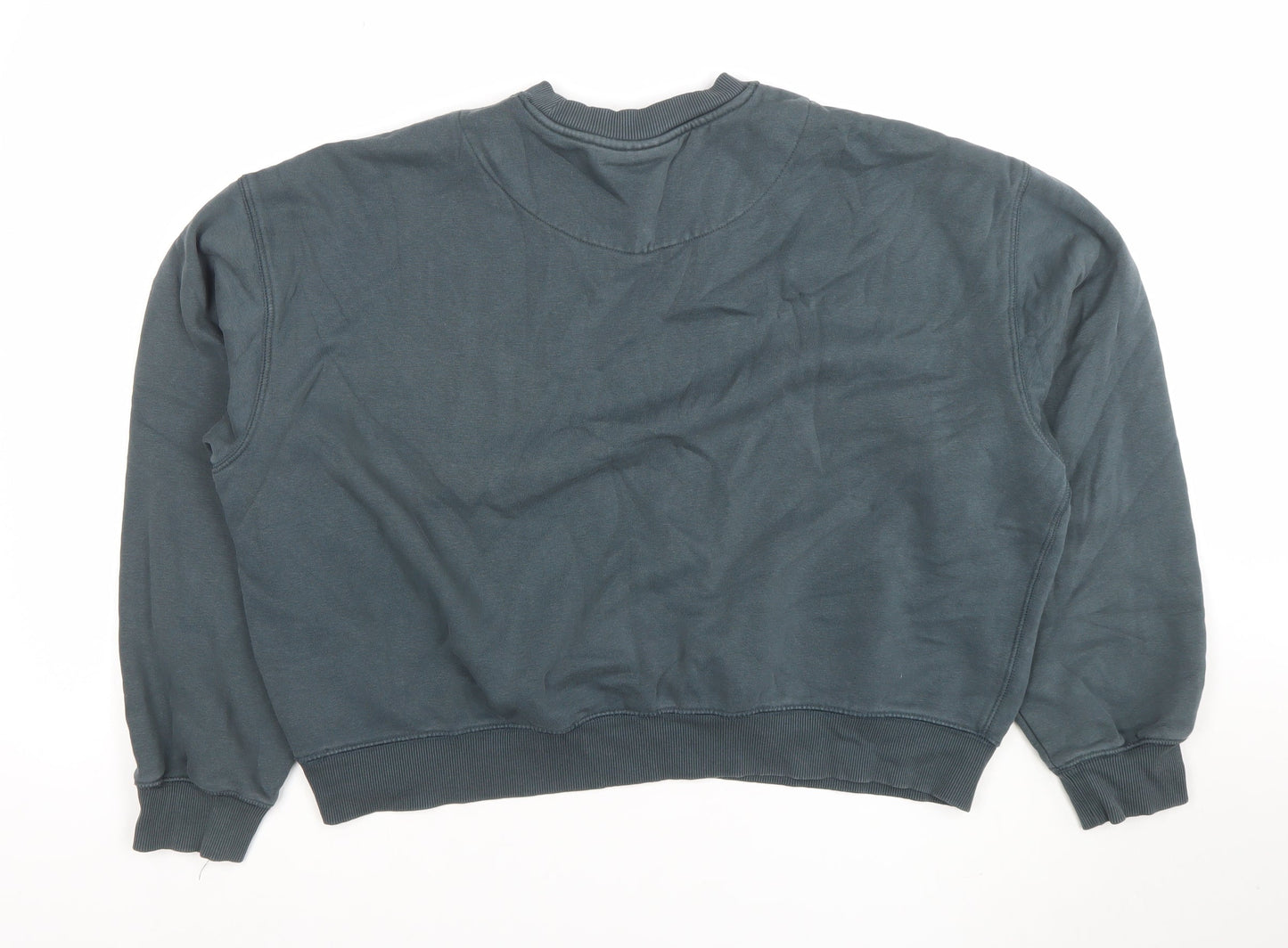 Womens UK Size M Weekday Blue Pullover Sweatshirt