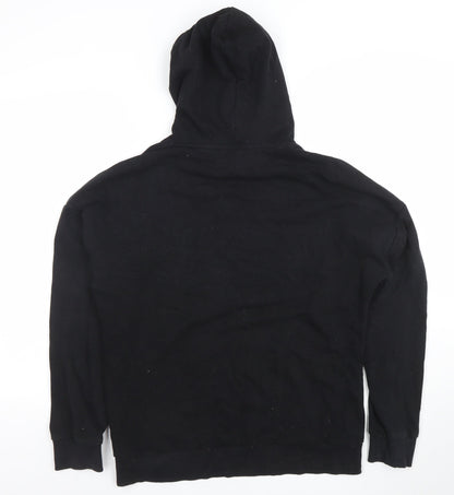 Womens UK Size S New Look Black Pullover Hoodie
