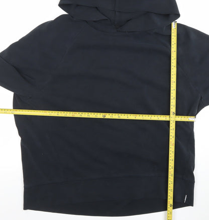 Womens UK Size 12 Superdry Black Pullover Hoodie
