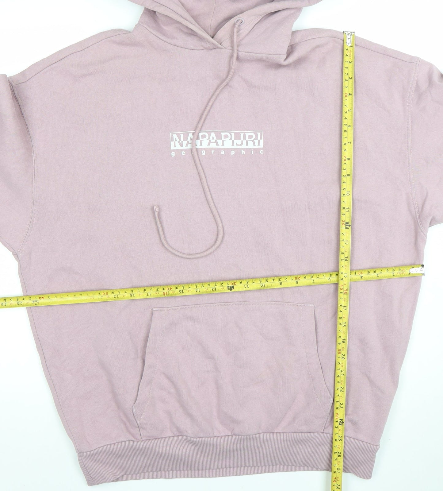 Womens UK Size S Napapijri Pink Pullover Hoodie