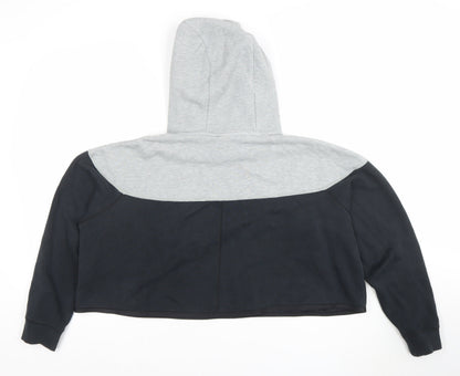Womens UK Size XS Nike Grey Pullover Hoodie