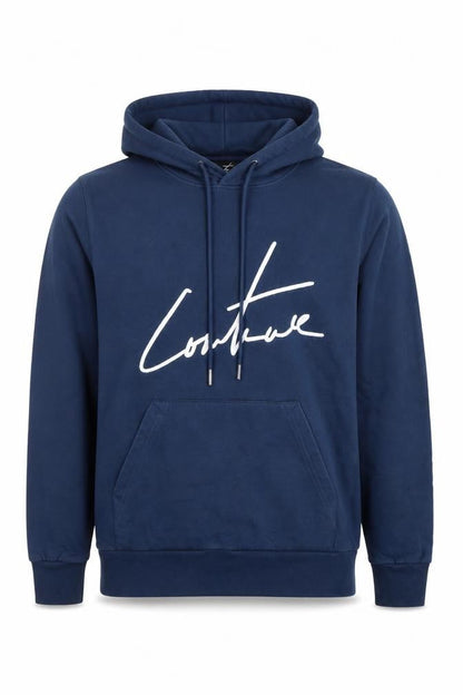 Mens UK Size M Armani Exchange Blue Pullover Hoodie