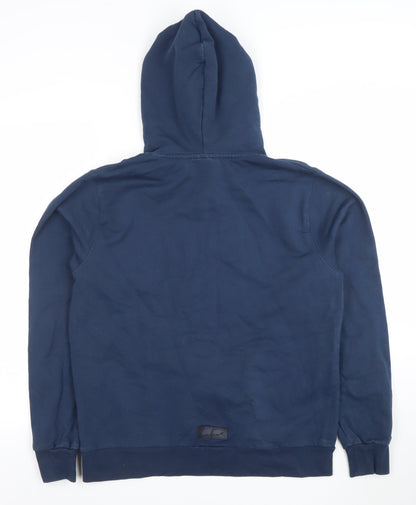 Mens UK Size M Armani Exchange Blue Pullover Hoodie