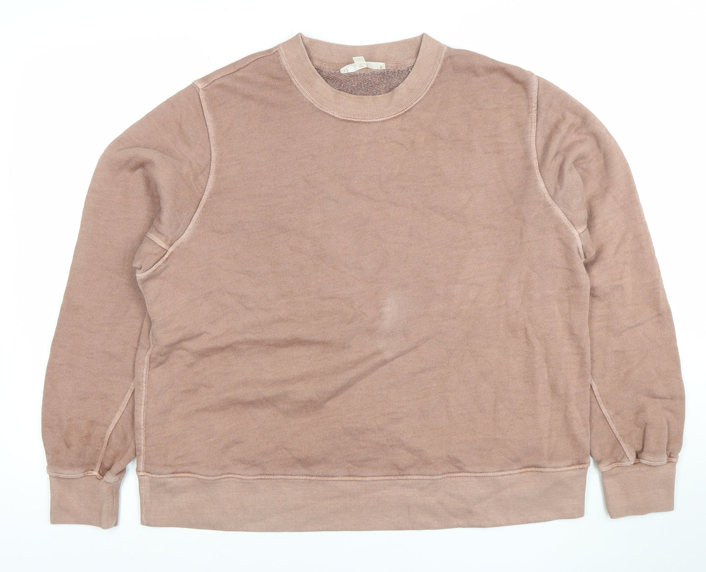 Womens UK Size 14 Marks and Spencer Brown Pullover Sweatshirt