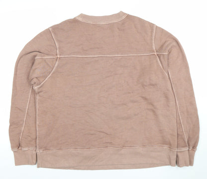 Womens UK Size 14 Marks and Spencer Brown Pullover Sweatshirt